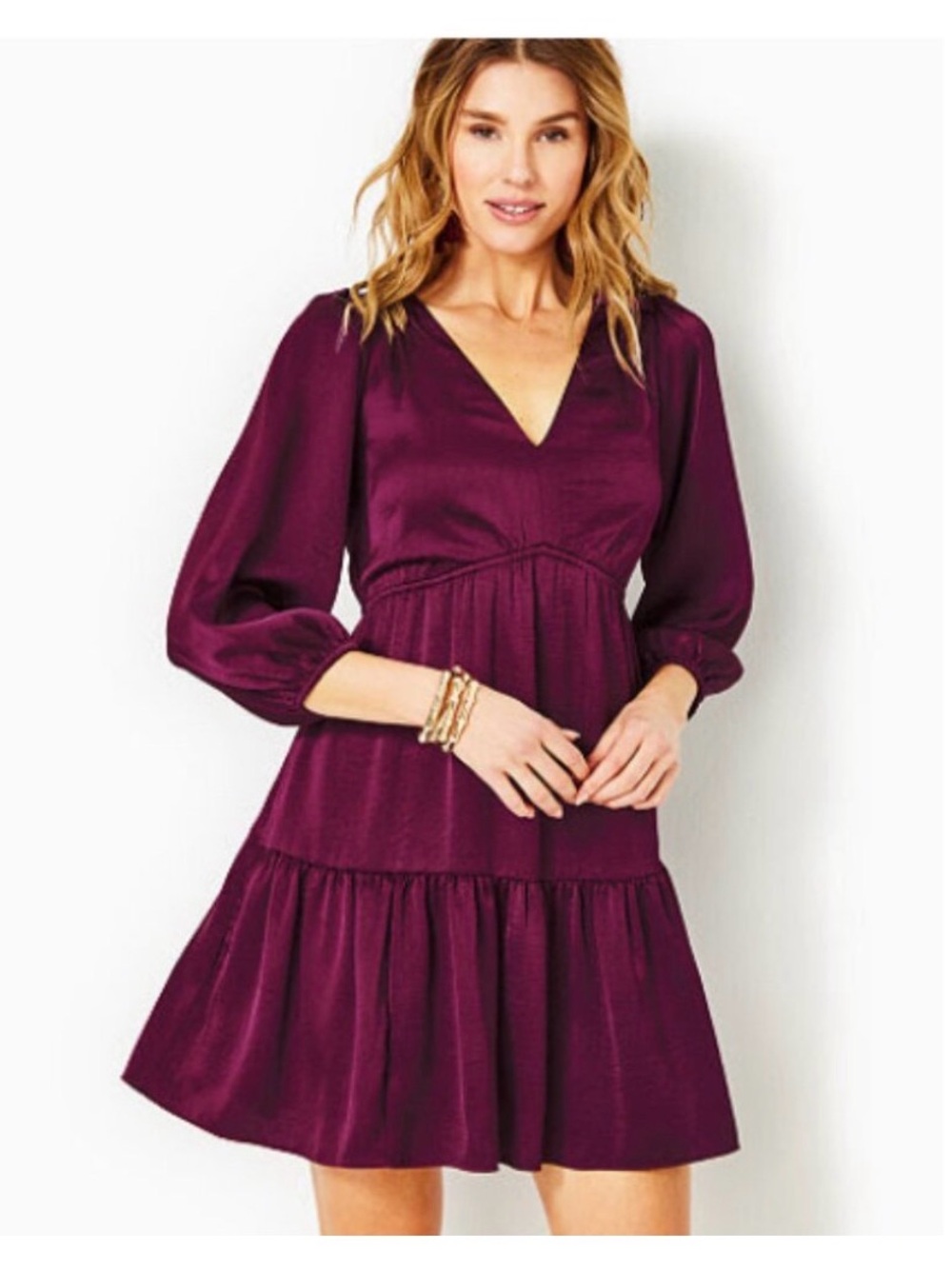 NWT Lilly Pulitzer Deacon 3/4 Sleeve V-Neck Dress Size 6 NWT